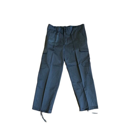 U.S. Military Gray Utility Cargo Pants With Drawstring Ankles - Picture 3 of 5